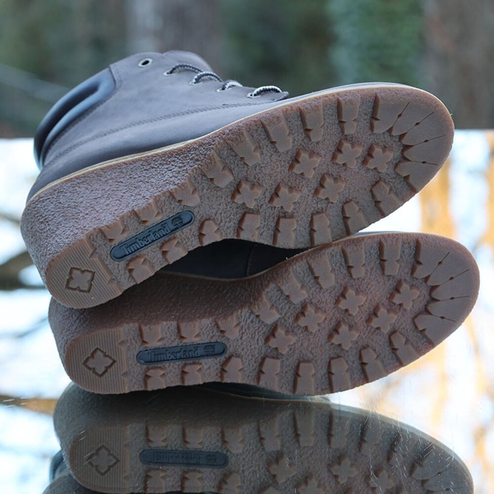 Timberland Amston Wedge 6 Inch Boots Grey - Picture 13 of 13